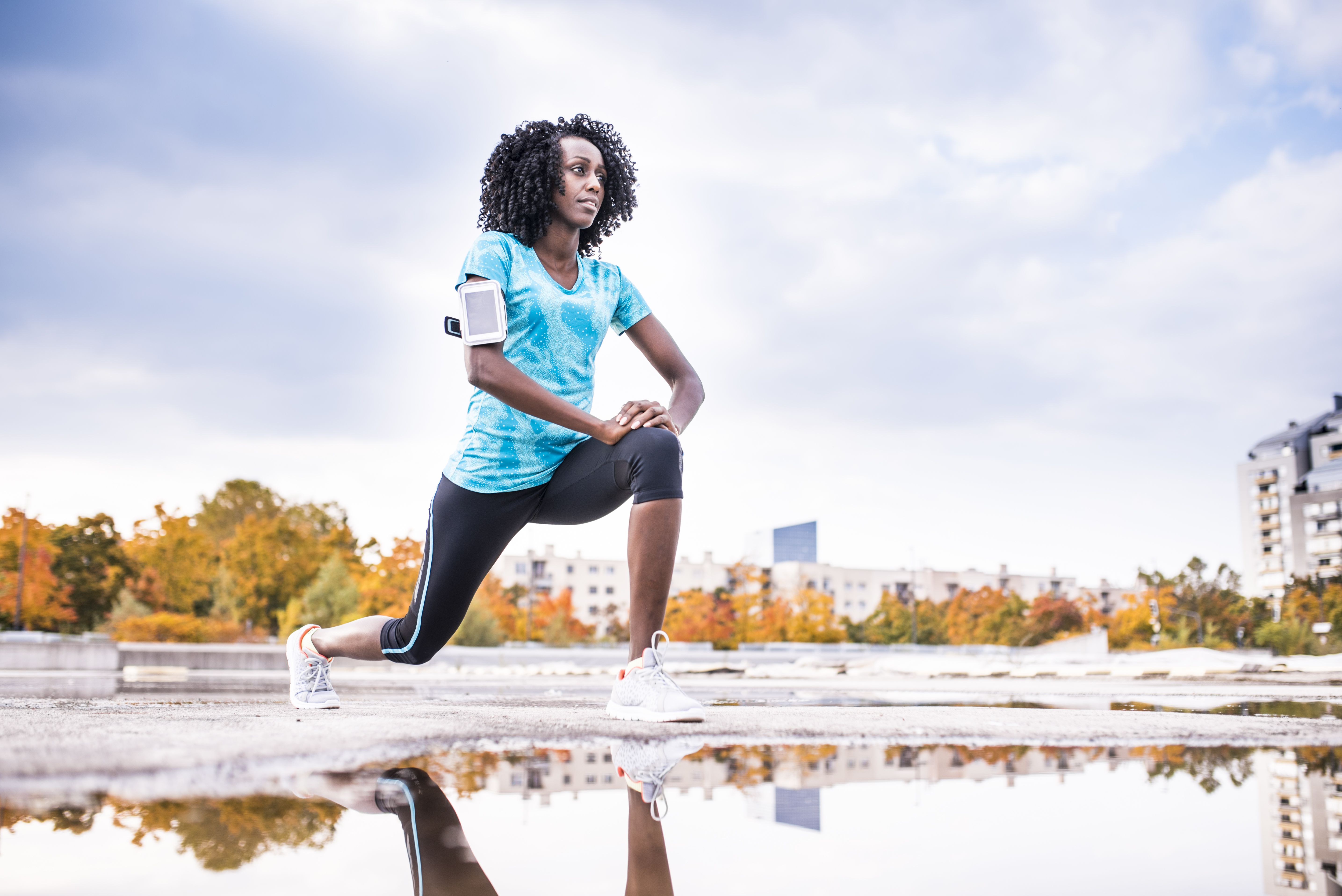 When running. African American Running. African-American woman Running. African American moving forward. She Running.